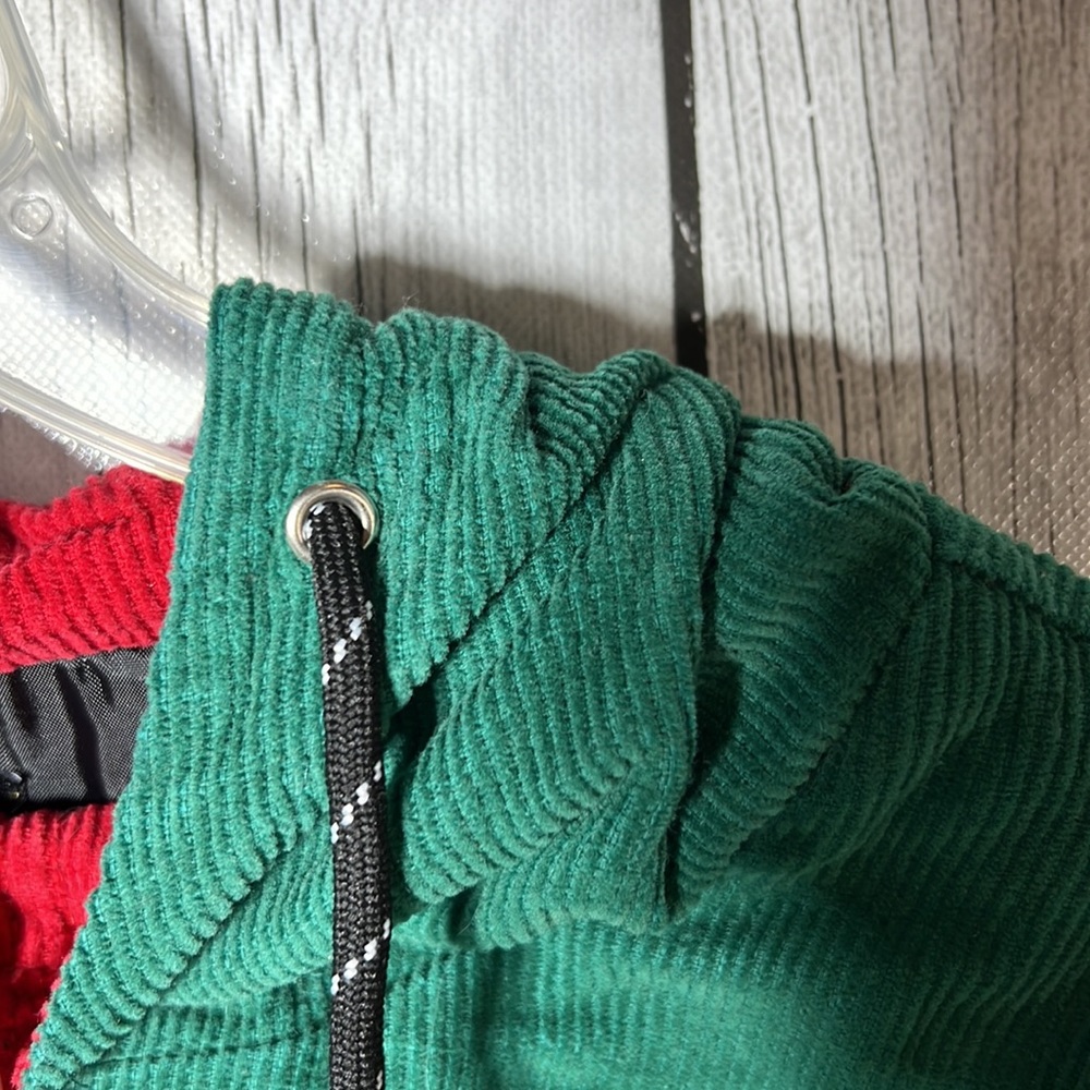 Zaful Color Block Corduroy Jacket Size Small - image 6